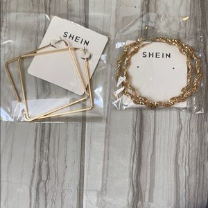 NIB 2/$10 Gold Hoops!
